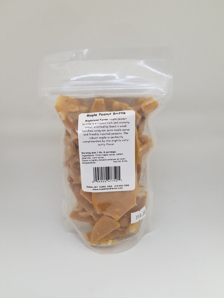 Maple Peanut Brittle