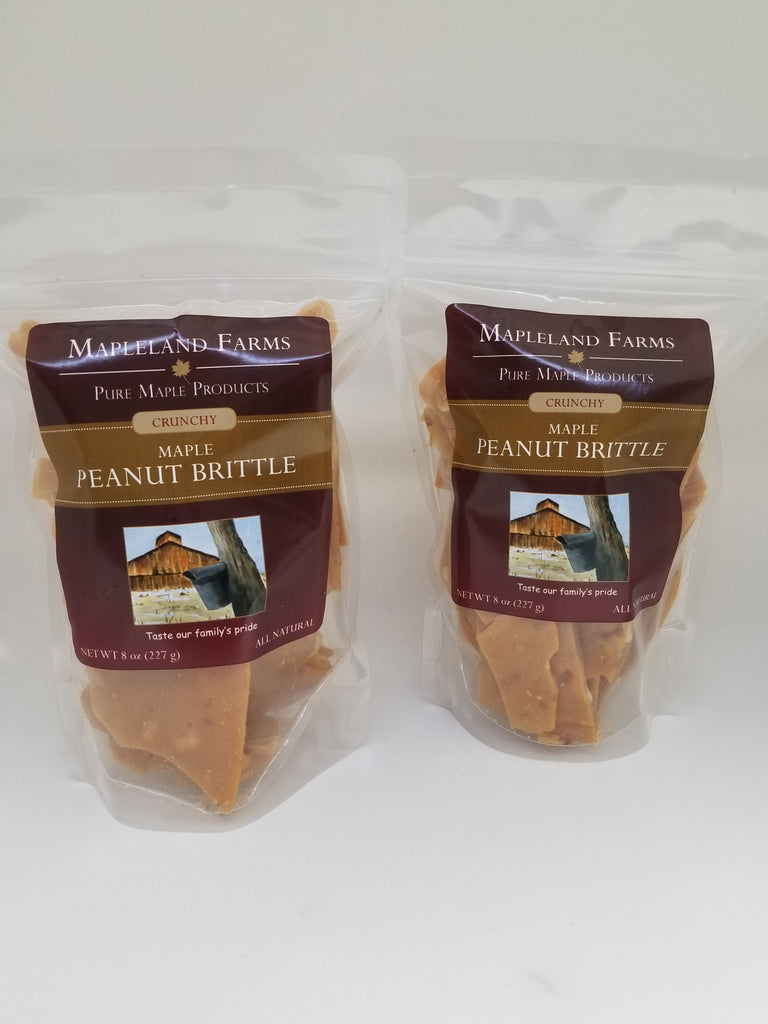 Maple Peanut Brittle